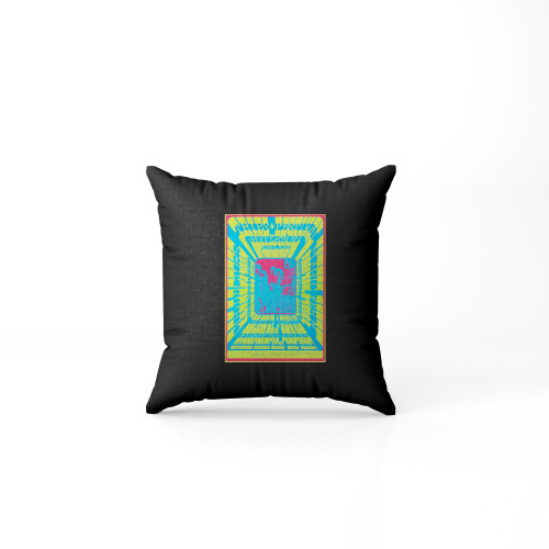 Jefferson Airplane Psychedelic 1960S Rock And Roll Concert  Pillow Case Cover