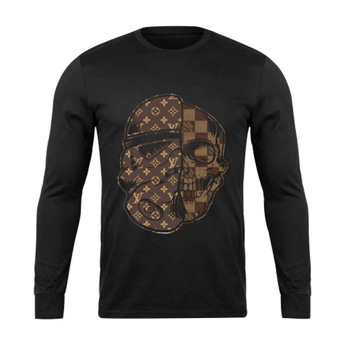 Star Wars Storm Trooper Skull Lv Pattern Long Sleeve T-Shirt