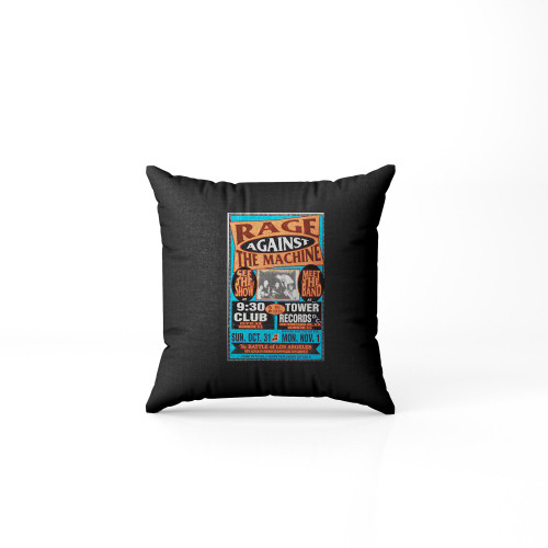 Rage Against The Machine 1999 Globe Concert  Pillow Case Cover Rage Against The Machine 1999 Globe Concert  Pillow Case Cover