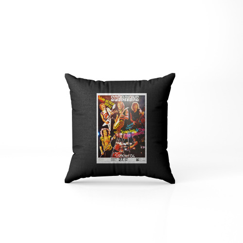 Rock Concert Scorpions Love At First Sting Album Germany  Pillow Case Cover