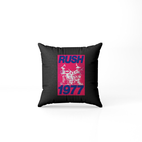 Rush 1 A4 1977 Reproduction Concert  Pillow Case Cover