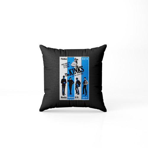 The Kinks Vintage Rock Music Concert Vintage  Pillow Case Cover