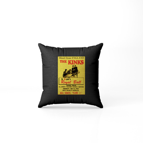 The Kinks Wall Art Of Concert  Pillow Case Cover