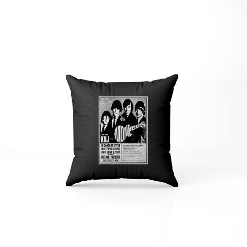 The Monkees At Hollywood Bowl Los Angeles California United States  Pillow Case Cover