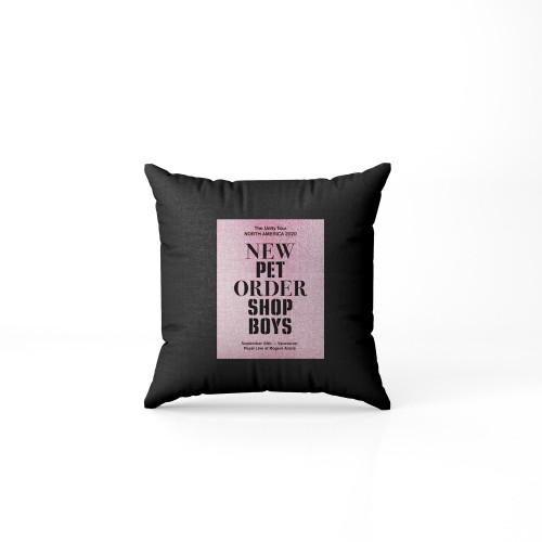 The Pet Shop Boys And New Order To Co-Headline Vancouver Concert  Pillow Case Cover