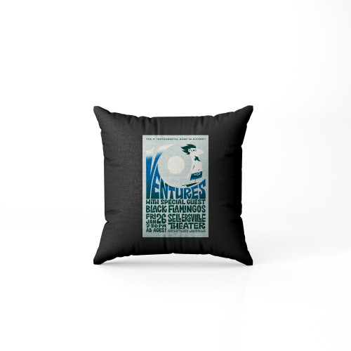 The Ventures And Black Flamingos Sellersville 2018  Pillow Case Cover