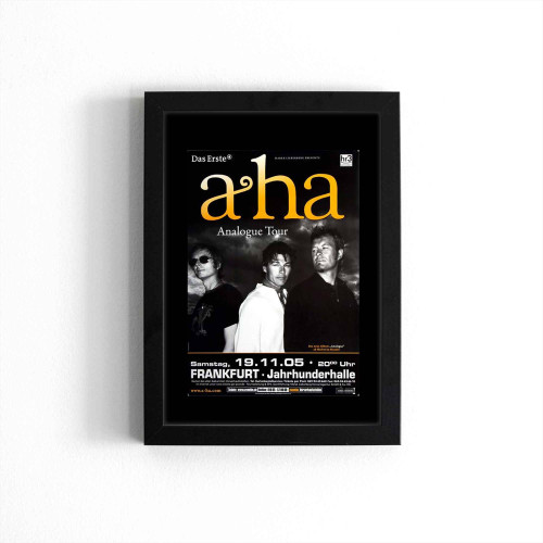 A-Ha Analogue 2005 Concert  Poster