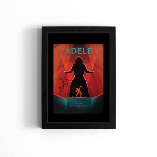 Adele Signed Concert  Poster