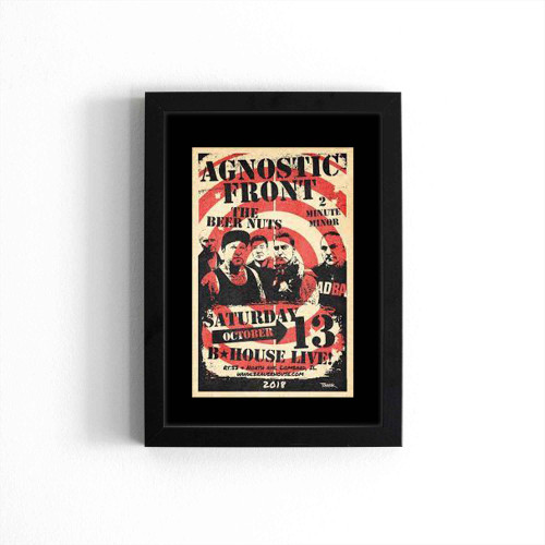 Agnostic Front Concert  Poster