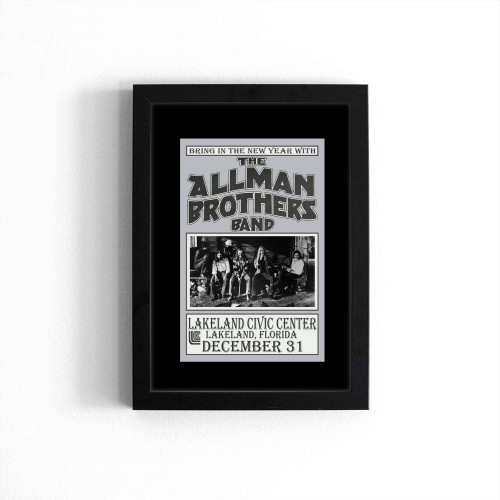 Allman Brothers Replica 1975 Concert  Poster