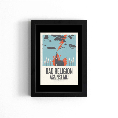 Bad Religion Against Me  Poster