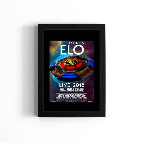 Elo Jeff Lynne'S 2018 Concert  Poster