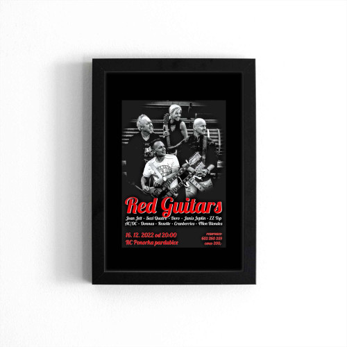 Event Red Guitars  Poster