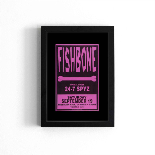 Fishbone Vintage Concert  Poster