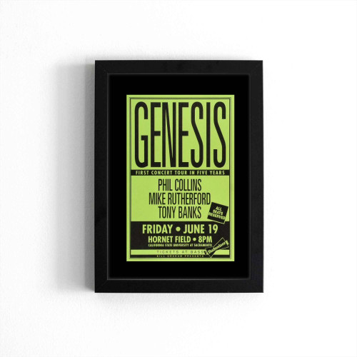 Genesis Vintage Concert  Poster