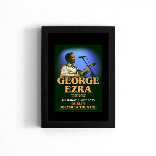 George Ezra Gold Rush Kid 2023 Tour Dublin  Poster