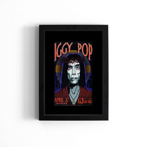 Iggy Pop 2001 Apr 27 San Diego Chuck Sperry  Poster