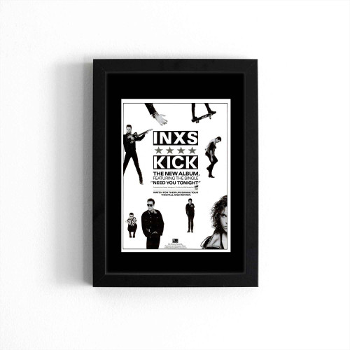 Inxs Kick 1987 Concert S  Poster