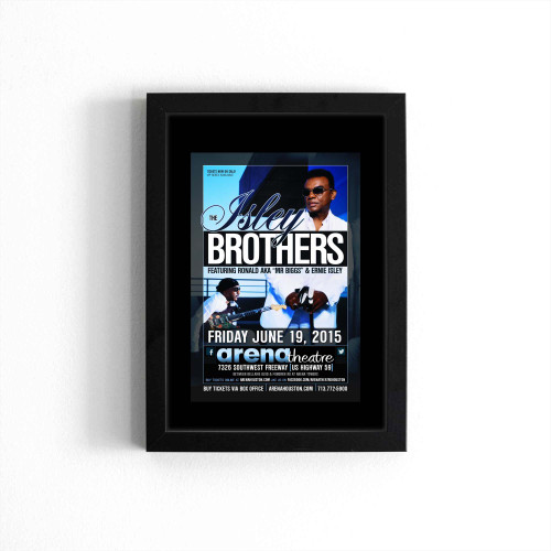 Isley Brothers 2015 Houston Concert Tour  Poster