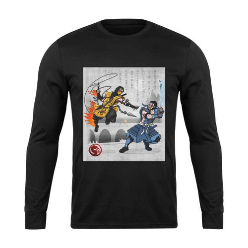 Mortal Kombat Fire Vs Ice Long Sleeve T-Shirt