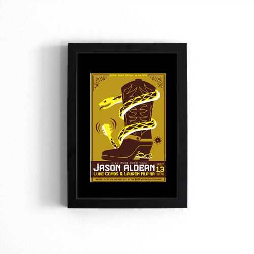 Jason Aldean 2018 Concert S  Poster