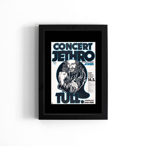 Jethro Tull 1976 Frankfurt Germany Concert  Poster