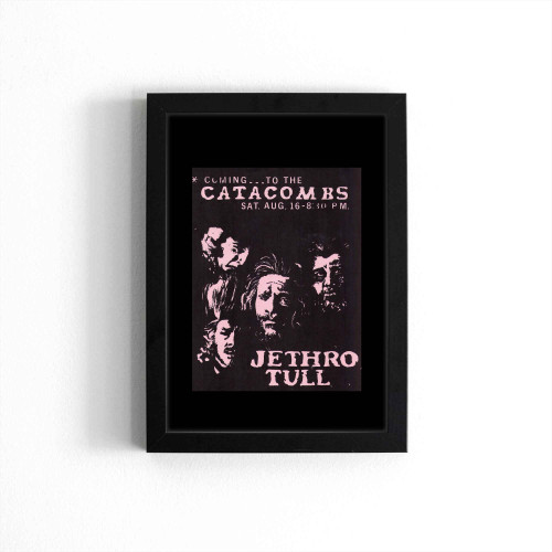 Jethro Tull Original Concert  Poster