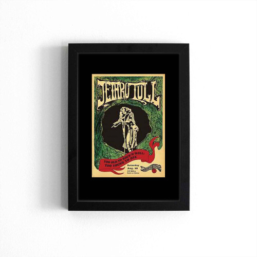 Jethro Tull Rock Band Art  Poster