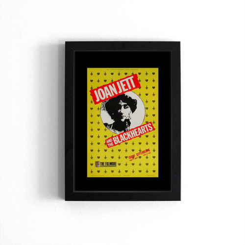 Joan Jett & The Blackhearts Vintage Concert  Poster