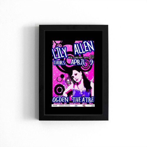 Lily Allen Boulder 2009 Concert Original  Poster