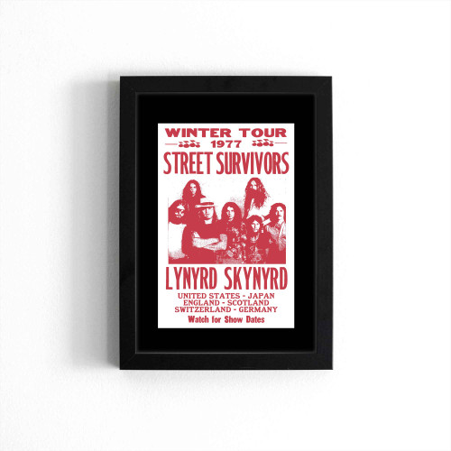 Lynyrd Skynyrd Street Survivors Winter Tour  Poster