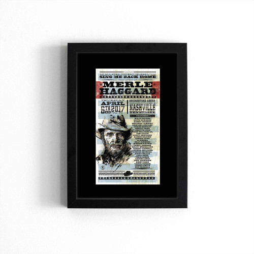 Merle Haggard Concert  Poster