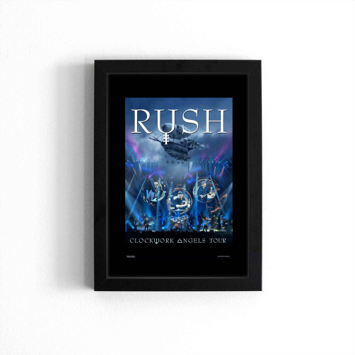 Rush Clockwork Angels Tour Live Concert Retro Vintage  Poster