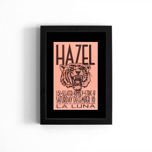 Sleater-Kinney Hazel La Luna Concert  Poster
