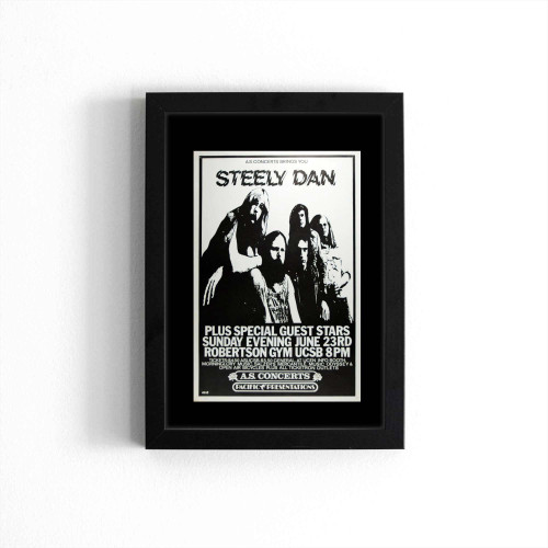 Steely Dan Live At Uc Santa Barbara 1974 Music Concert  Poster