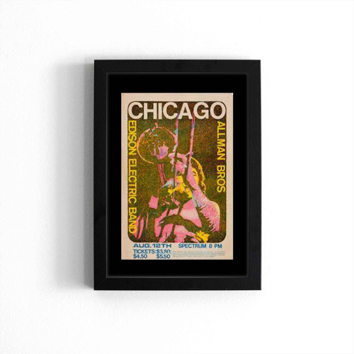 The Allman Brothers Band And Chicago 1970  Poster