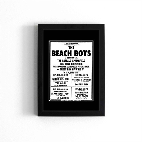 The Beach Boys Buffalo Springfield  Poster