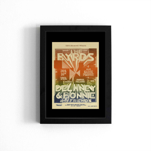 The Byrds Delaney Bonnie And Friends  Poster