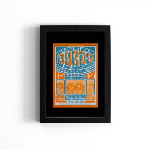 The Byrds Vintage Concert  Poster