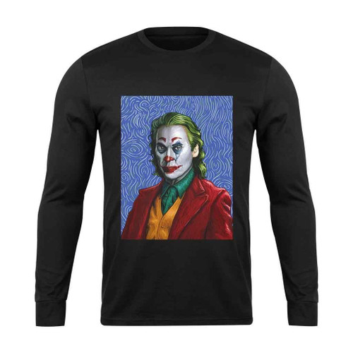 Joker Van Gogh Style Long Sleeve T-Shirt