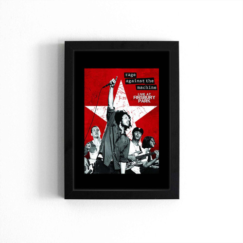 The Rage Factor Rage Against The Machine Live From London  Poster