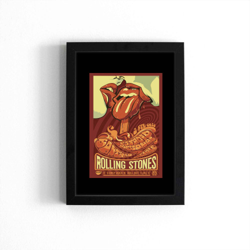 The Rolling Stones 2016 Santiago Chili Tour  Poster