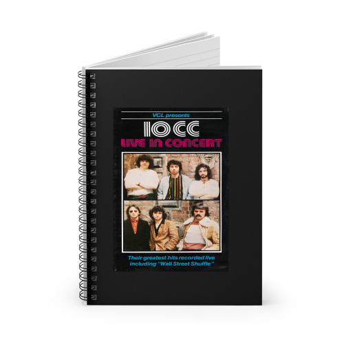 10Cc Live In Concert  Spiral Notebook