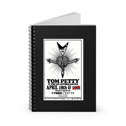 2012 Tom Petty And The Heartbreakers Original Concert  Spiral Notebook