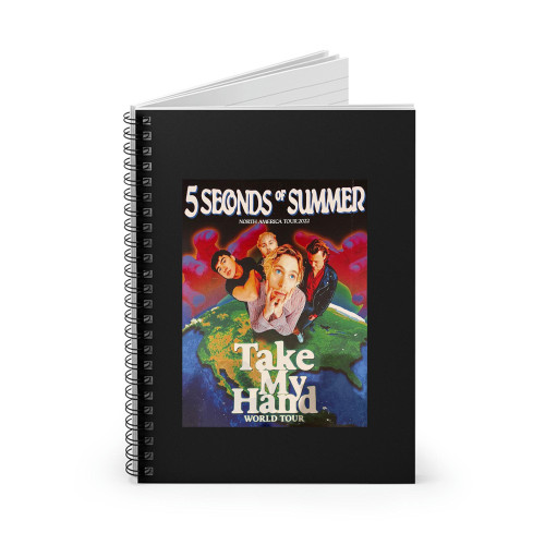 5Sos Take My Hand Tour  Spiral Notebook