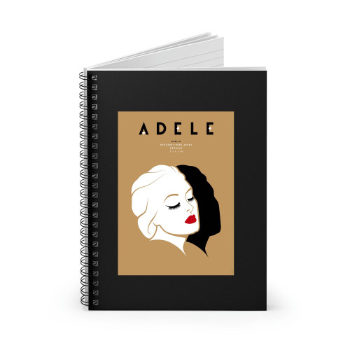 Adele 2016 Mercedes Benz Center Berlin Concert  Spiral Notebook