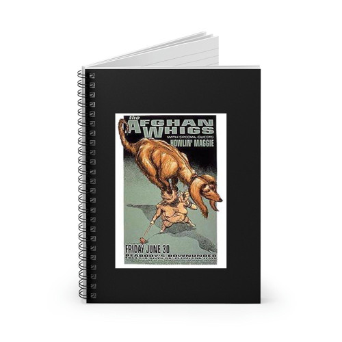 Afghan Whigs Signed Limited Edition Rock Concert  Spiral Notebook