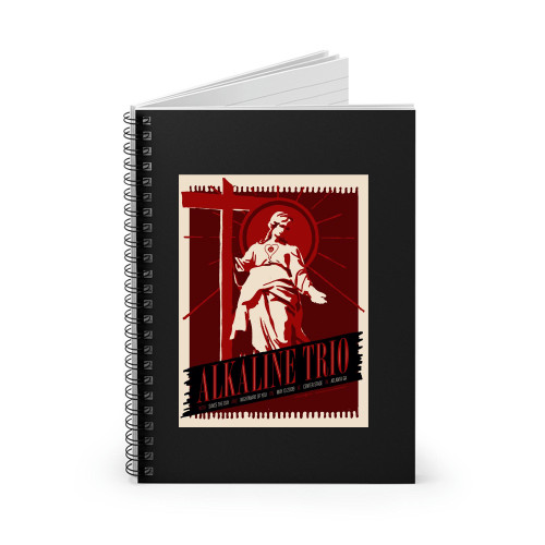 Alkaline Trio May 2009 Limited Edition Gig  Spiral Notebook
