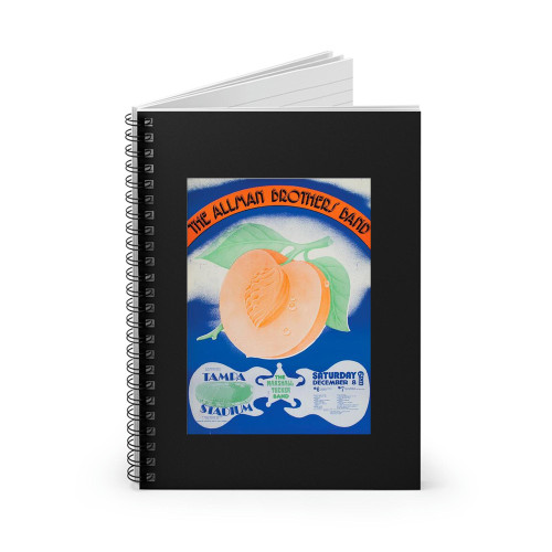 Allman Brothers 1973 Tampa Concert  Spiral Notebook