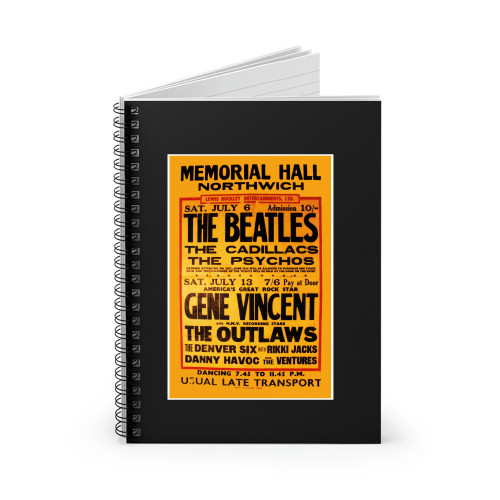 Beatles Concert S  Spiral Notebook